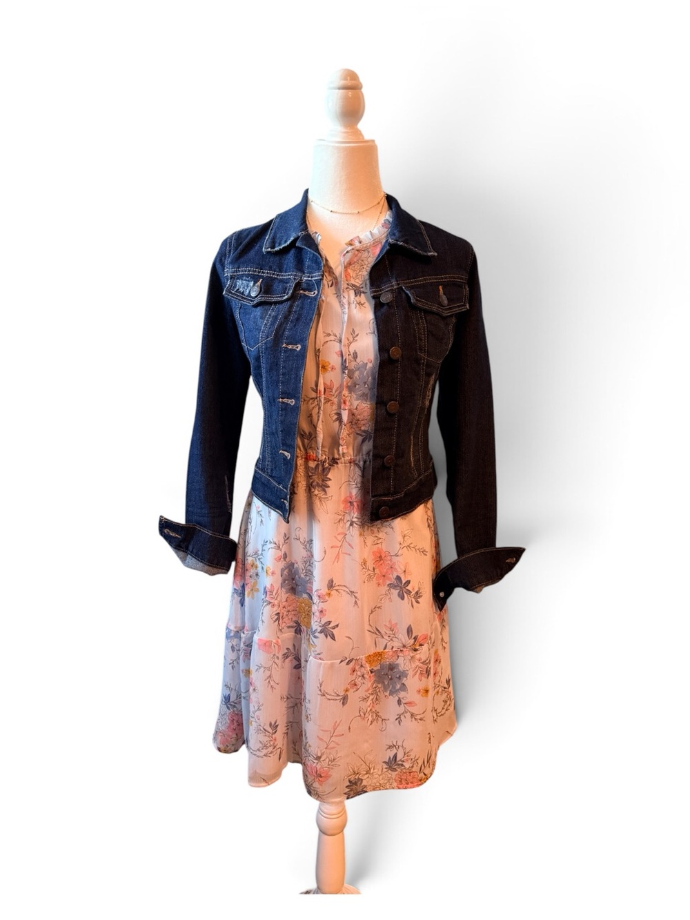lei Dark Blue Denim Women's Small Jean Jacket
